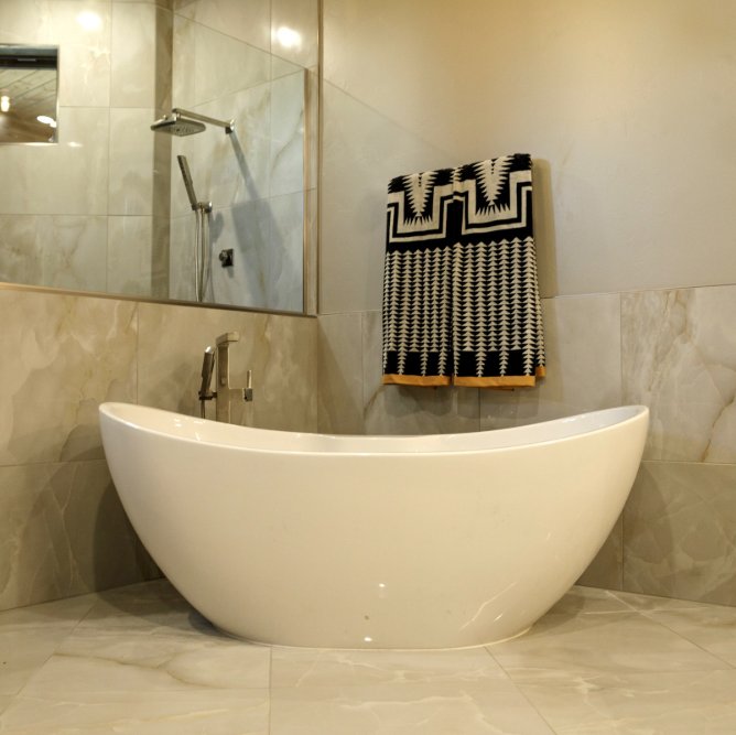 Spa Bathroom Remodel by Altimate Flooring in Rapid City